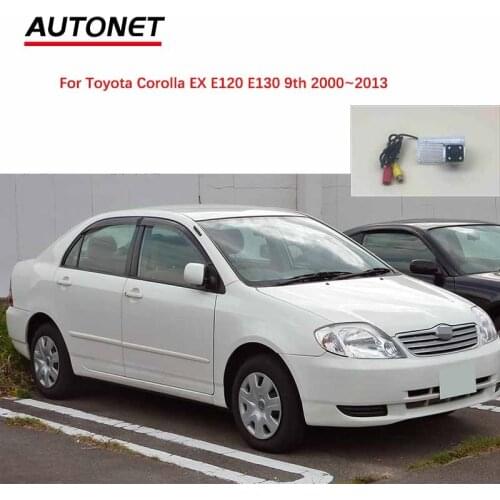 Autonet CVBS Rear view camera For Toyota Corolla EX E120 E130 9th 2000~2013 AHD night view rear camera/license plate camera