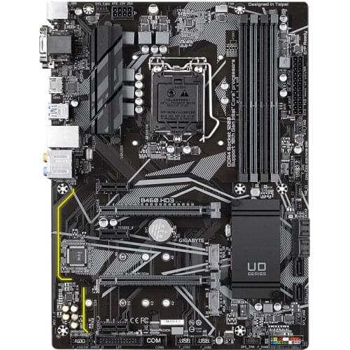 B460 HD3 large board B460 computer motherboard can be used with i5-10400F i7-10700K