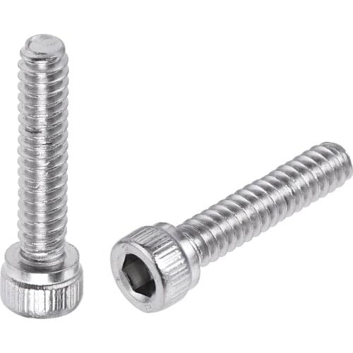Uxcell #6-32x5/8" Hex Socket Head Cap Screw Bolts 304 Stainless Steel Polished 50 Pcs