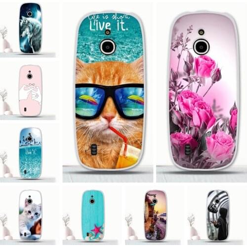 For Nokia 3310 3G 4G Case Phone Silicone Back Protective For Nokia 3310 Ultra Slim TPU Patterned For Nokia 3310 4G Case Funda