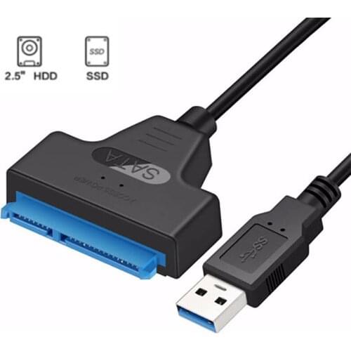 USB SATA 3 Cable Sata To USB 3.0 Adapter UP To 6 Gbps Support 2.5Inch External SSD HDD Hard Drive 22 Pin Sata III A25 2.0