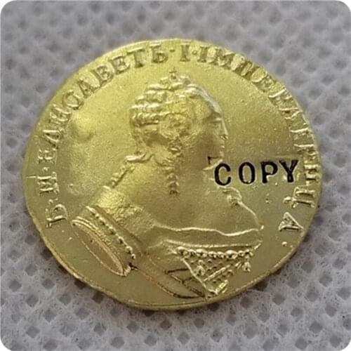 1753,1751,1749 Russia GOLD Copy Coin commemorative coins-replica coins medal coins collectibles