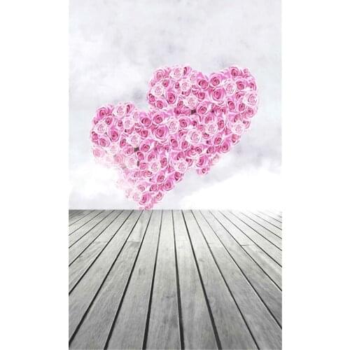 Sweety Heart Vinyl Backdrop for Valentines Day Digital Printed Bokeh Photo Background Studio Wedding Photo Booth