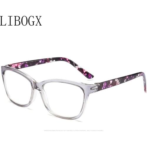 LIBOGX Fashion Womens Reading Glasses Frame Mens High Grade Reading Glasses Diopter Glasses Frame