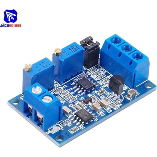 Diymore Current To Voltage Module 0 -20mA/4 -20mA to 0- 3.3V/0 -5V/0 -10V Voltage Transmitter Signal Converter Module