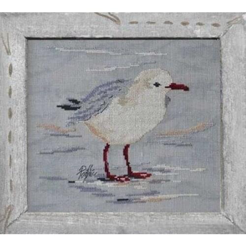Gold Collection Counted Cross Stitch Kit La petite mouette Seagull Sea Bird in the Beach Birds Mouette