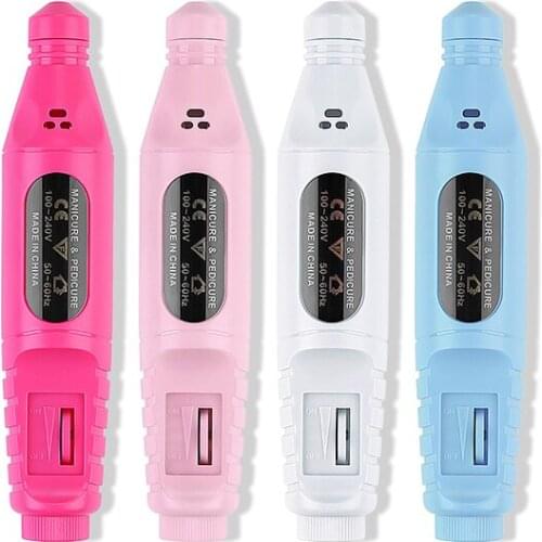New Nail Polisher Nail Drill Machine Mill Cutter Nail File Set USB Electric Pedicure Professional Tools Manicure Accessories