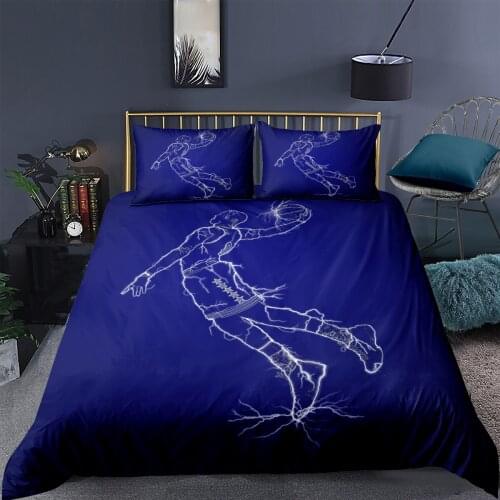3D Duvet Cover Set Bedding Sets comforter Cases Pillow Covers Full Double Single King Queen Size Hoopman Design Blue Bedclothes