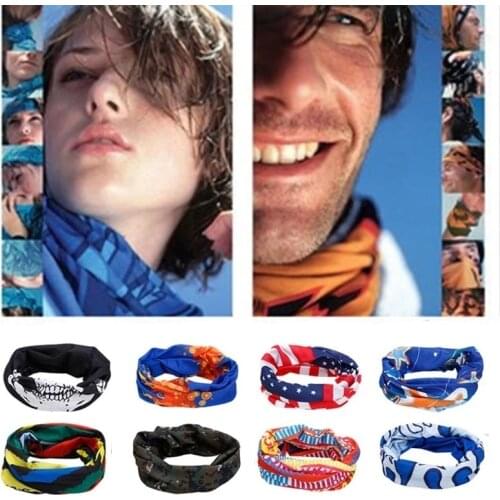 Hiking Scarf Sport Headwear Men Women Reversible Bandanas Turban Hand Band Magic Scarves Outdoor Cycling Headband Bicycle bike