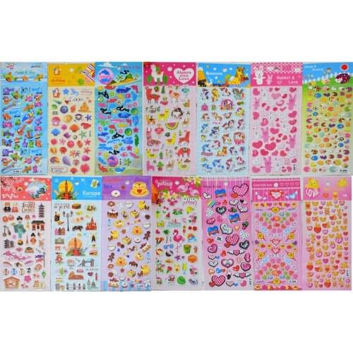 Sorts of bubble stickers mini stickers for Decorate the album card making stationery