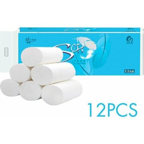 Roll Paper Household Toilet Paper Soft And Thick Water Absorption Flexible N6
