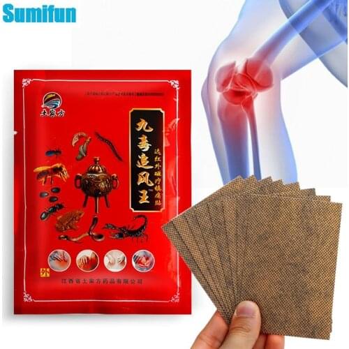 Sumifun 8/16Pcs Scorpion Venom patches Rheumatoid Arthritis Joint Back Pain Patch Neck Knee Muscle Body Analgesic Herbal Plaster