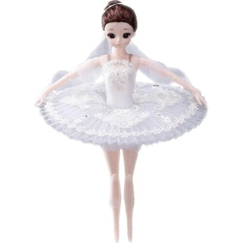 Kingdom of the Shades Rotating Ballerina Doll 12 Inch Poseable Ballet Doll With Professional Tutu Costume AC01 Dance Studio Gift