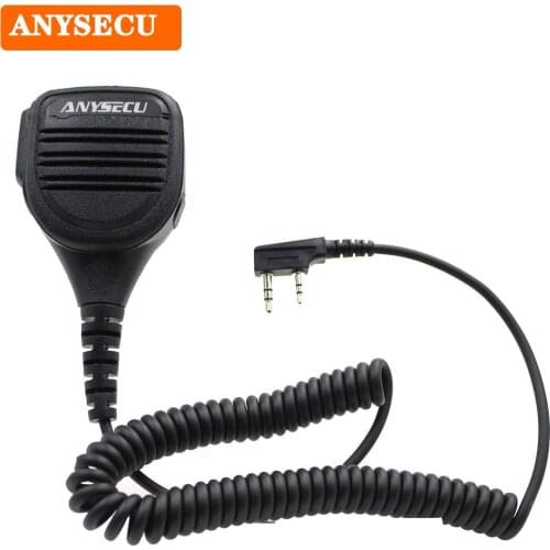 Walkie Talkie Rain-proof Speaker Microphone Adapter Baofeng PTT UV-5R UV-82 Kenwood Puxing Quansheng Two Way Radio