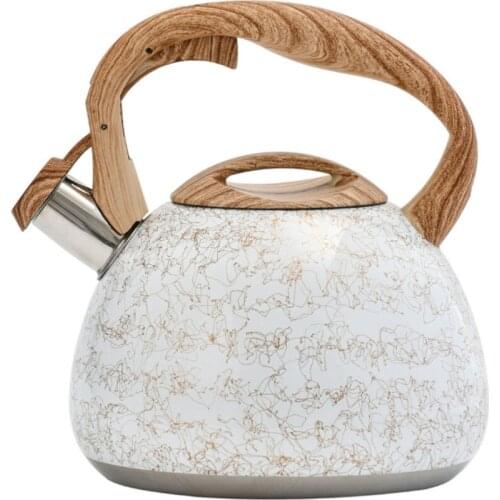 Sound Kettle】 Whistling Stainless Steel For Kitchenware Efficient Heat Conduction 2.8L Tea Pot