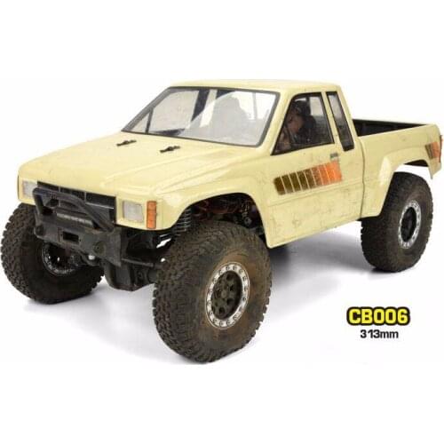 1/10 scale RC Rock Cralwer Truck Clear Body 313mm disrance for AXIAL SCX10 AX90027 AX90028 90035 90022 LandRover D90 rc8wd TF2