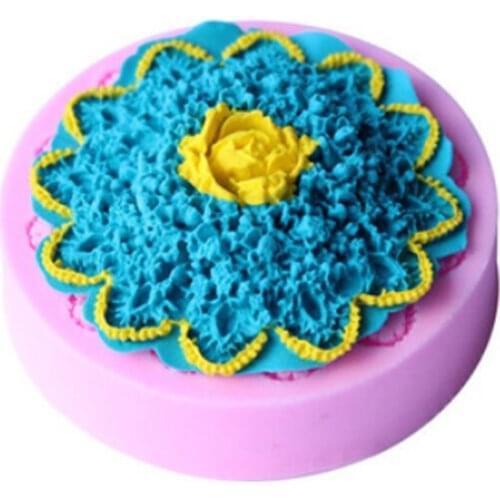 1PC Rose Flower Silicone Soap Mold 3D Handmade Resin Craft Chocolate Candy Mould Kicchen Cake Baking Tools dropship