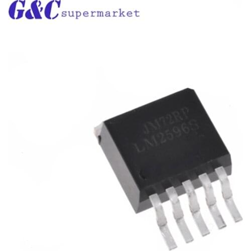 10PCS LM2596S-5.0 LM2596S 5.0 LM2596 TO-263-5 The new quality is very good work 100% of the IC chip diy electronics