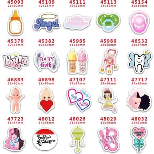 10 Pcs Cartoon Planar Resin Cabochons PR45093