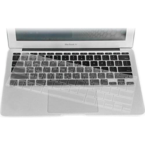 5PCS Laptop Ultra Thin Clear Soft TPU US Keyboard Cover Skin for Macbook Air 11.6 Inch A1465, A1370