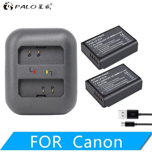PALO LP-E10 LP E10 LPE10 Battery For Canon EOS Rebel T3 T5 T6 1100D 1200D 1300D Kiss X50 X70 LP-E10 Digital camera batteries