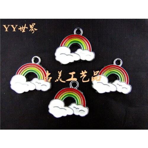 Fg-6 Manufacturers Direct Sales Of Color Drops Of Oil Jewelry Accessories Diy Multi Style enamel charms Rainbow Accessories