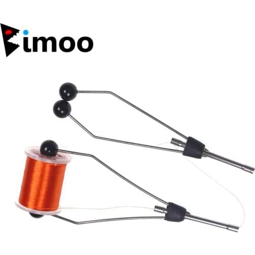Bimoo 1pc New Bi-ceramic Tip Fly Tying Bobbin Thread Holder for Standard & Small Bobbin Fishing Flies Lure Baits Making Tools