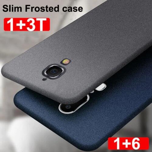 Case For OnePlus 3T Slim Frosted Scrub Sandstone Soft Matte TPU Case A3010 Shockproof Cover One Plus 3T Fundas For OnePlus 6