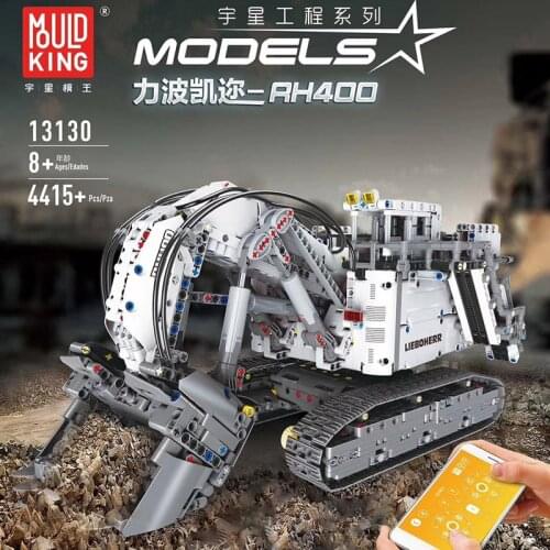 Mould King13130 Liebherred R9800 Excavator Compatible 42100 Building Blocks Bricks Educational Toys Christmas Gifts for Children