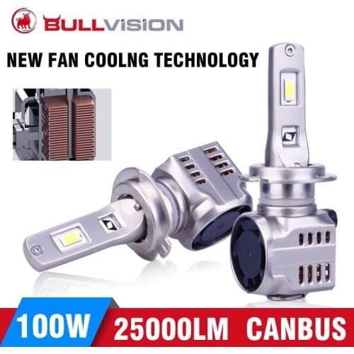 H4 H7 LED Canbus 360 Lamp car Headlights Bulbs 100W 25000LM H8 H11 H9 9005 HB3 6500K White CSP Chip lamp Fog Light