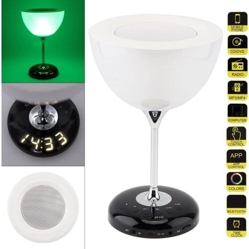 JY-35C Wireless Speaker 2000mAh TF Card 8 Lighting Modes Hands-free Calls for Bar / Hotel / Bookstore / Home / Office