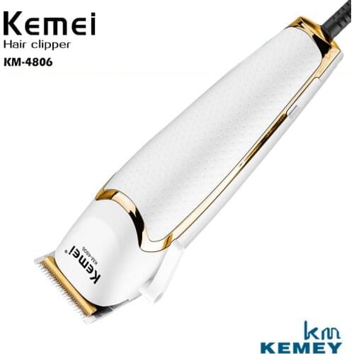 KEMEI Professional Mens Rechargeable Electric Hair Clipper Razor Adjustable Hair Cutting Machine Hair Removal Device KM-4806