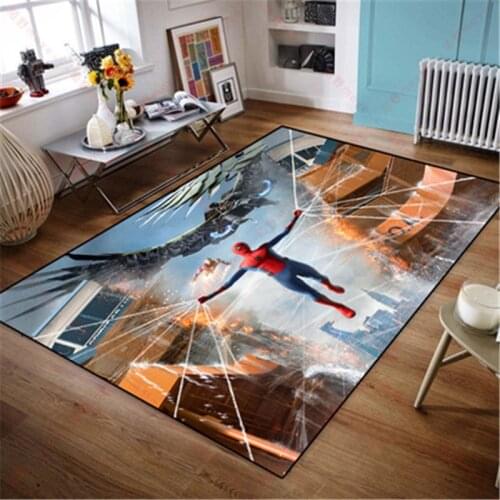 Baby Play Mat 80x160CM 3D Spiderman Carpet Large Carpet for Rooms Mats In The Hallway Antislip Kitchen Mat Big Floor Rugs