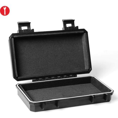 Outdoor Tactical Anti-Pressure Box Waterproof Airtight Survival Case Container Dry Storage Carry Box Inner Size: 17*8.5*3 CM
