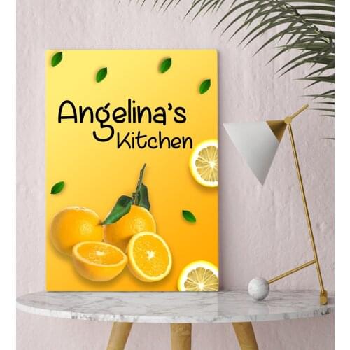 Personalized Kitchen Canvas Decoration Gift Dear Moment Happy Design Modern Good Quality Reliable Wall Special Occasions Memory