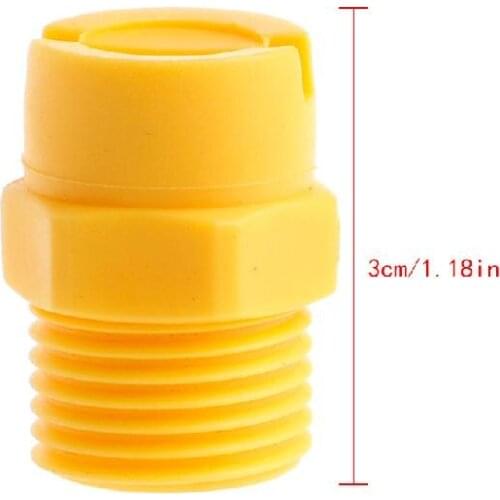 Plastic Vee Jet Flat Fan Spray Nozzle 1/8\"1/4\" 1/2\" Industrial Cleaning Washing