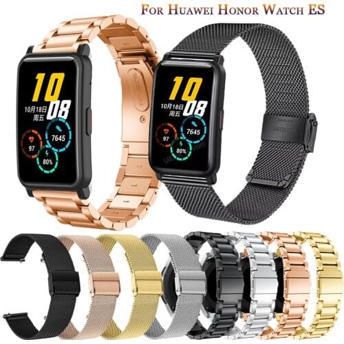 Milanese Fo Huawei Honor Watch ES Fashion strap For Samsung Galaxy 42 46mm For Garmin Forerunner 45 For huawei gt 2 Classic Band