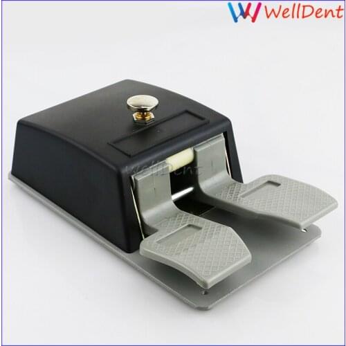 Dental 2/4 Hole Foot Pedal Square Standard Foot control Switch for dental unit