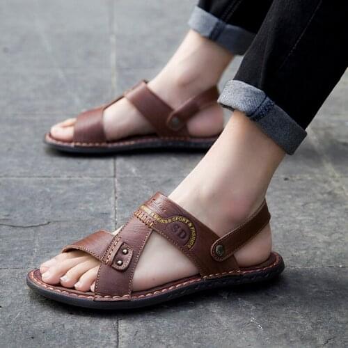 Trekking waterproof homme zandalias playa hombre for 49 sport shower men ete sandalia sandles casa masculina work cuir para en