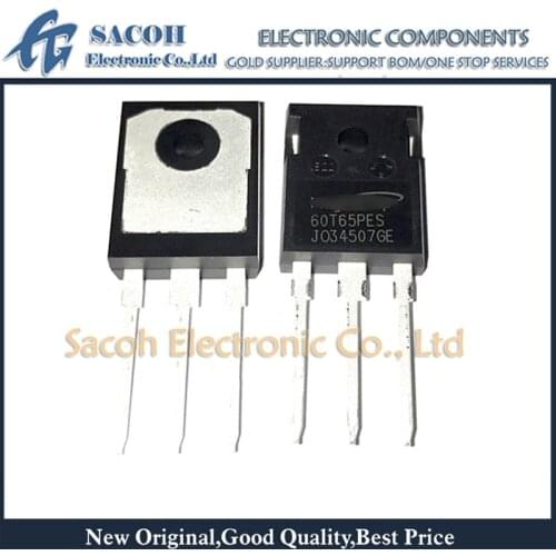 10Pcs MBQ60T65PESTH MBQ60T65PES 60T65PES or 60T65FDSC TO-247 60A 650V High Speed Fieldstop Trench IGBT