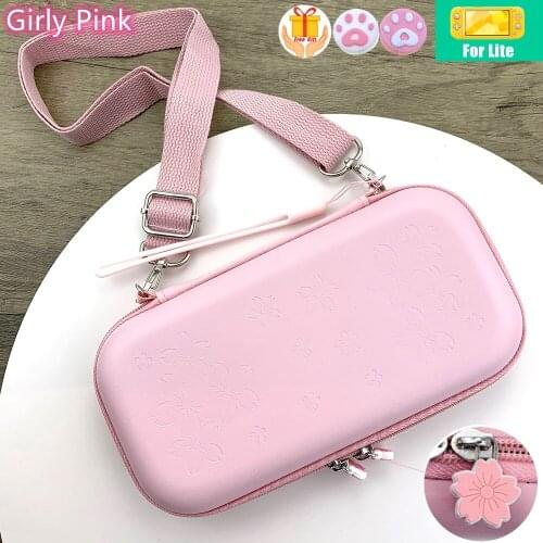 2021 Cute Pink Green and Blue Portable Storage Bag Travel Carry Case Cover Protective Case Box for Nintendo Switch Accessories