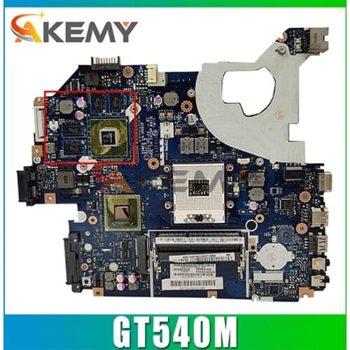 Akemy P5WE0 LA-6901P motherboard for ACER 5750 5755 5750G 5755G Laptop motherboard PGA989 HM65 GPU GT540M DDR3 Test OK Mainboard