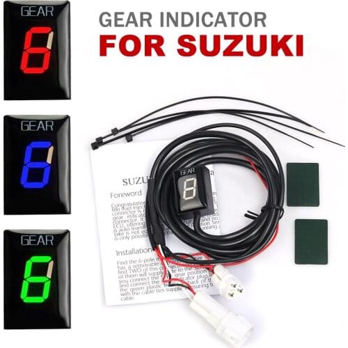 Motorcycle Ecu Direct Mount 1-6 Speed Gear Display Indicator For SUZUKI GSR400 GSR600 GSR750 GSXR750 GSXR1000 GSR GSXR 600 750