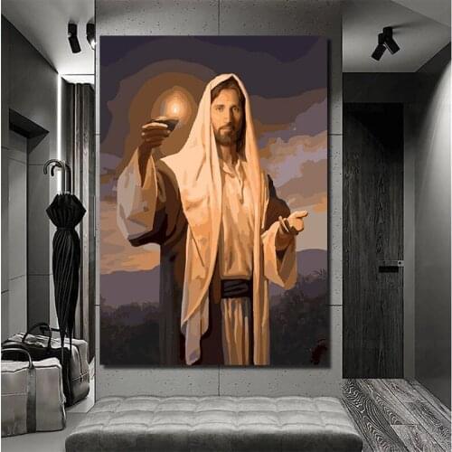 Jesus Christ Picture Canvas Paintings On the Wall Art Posters And Prints Jesus Art Canvas Pictures For Home Decor Gift