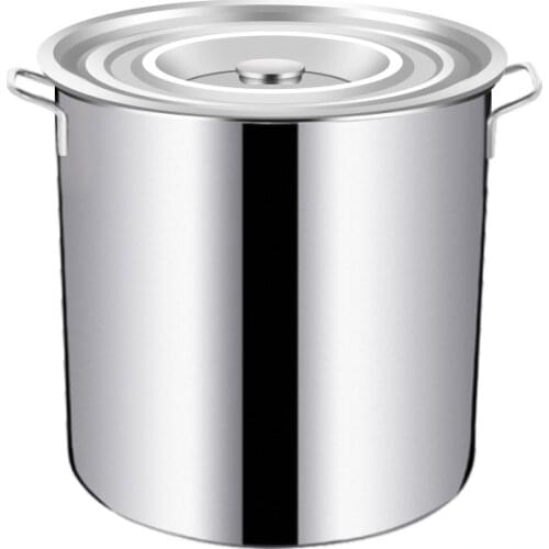 Stainless Steel Stock Pot Stew Large Porridge Pot Steam With Lid Conjunto De Panelas De Cozinha Kitchen Wares Cookware ZY50SP