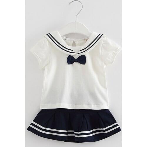Girls Clothing Sets New Summer Tops+Skirt 2Pcs/set for Kids Clothing Sets Baby Clothes Outfits 0-2Y