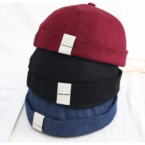 Youth personality casual labeling landlord hat Korean version of art and fashion male and female street hat