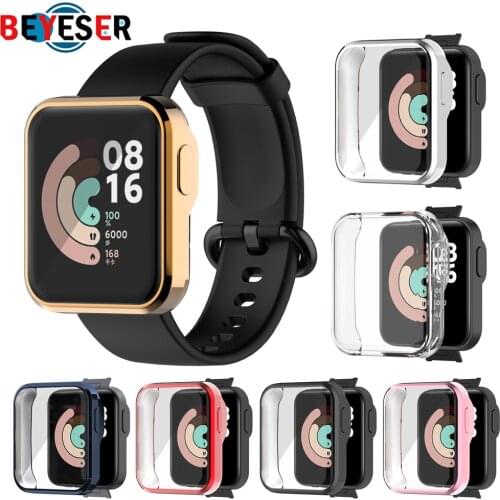 For Xiaomi Mi Watch Lite Soft Colorful Watch Protector Case Screen Protective Cover Skin Shell for Redmi Watch Accessories