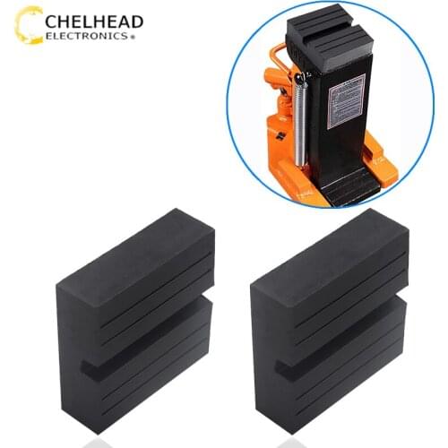 Car Jacks Pad Auto Lift Jack Stand Rubber Pads Slotted Frame Rail Floor Adapter Protect Guard Vehicle Repair Accessories