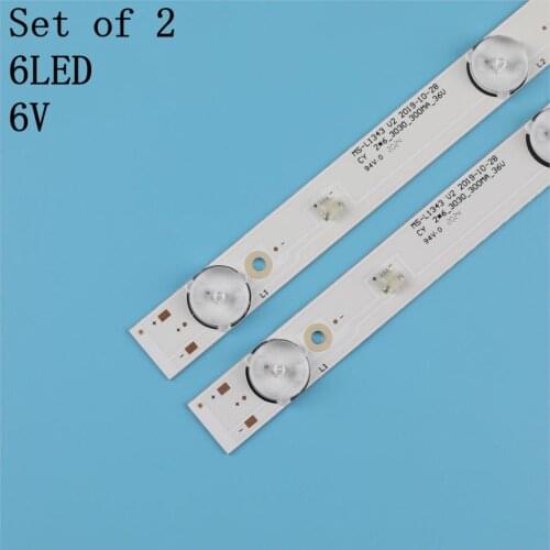 New 20PCS 6LED LED backlight strip for 32inch JL.D32061330-081AS-M FZD-03 E348124 MS-L1343 L2202 L1074 V2 2-6-3030-300MA-36V